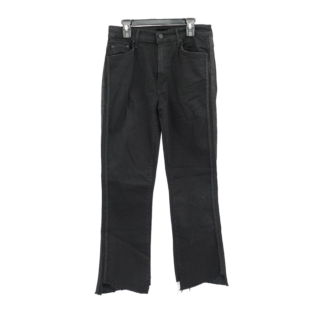 Mother Denim Jeans SZ 28 Insider Crop Two Step Fray Guilty Party Racer Acubi NWT